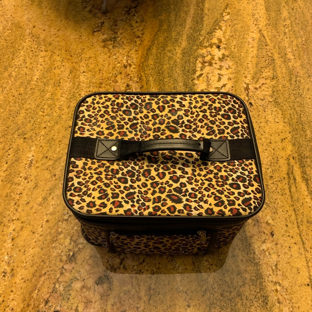 Cheetah Makeup Bag